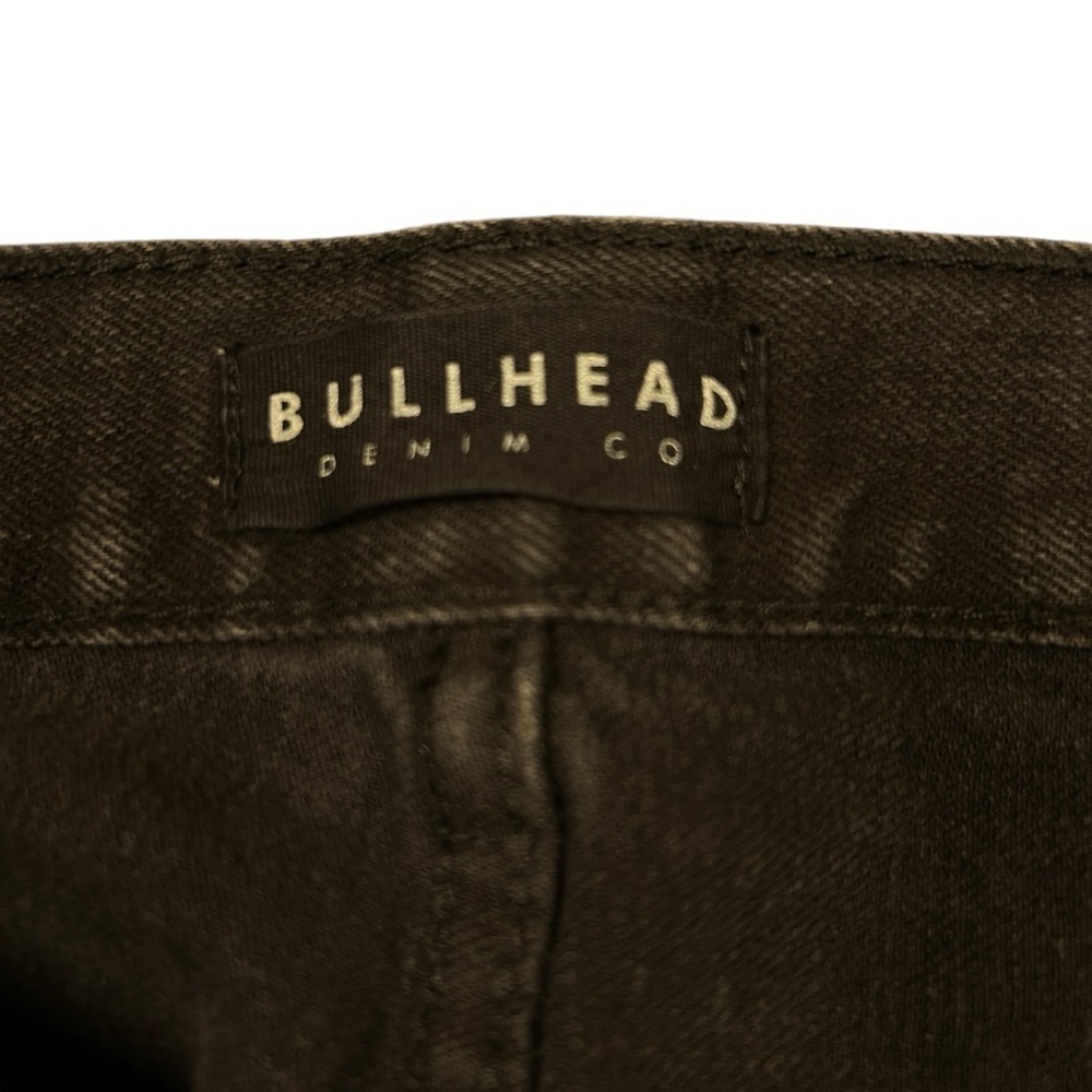 Bullhead Denim Co Men Black Ripped Distressed Skinny Jeans Size 32x32 - Picture 6 of 7